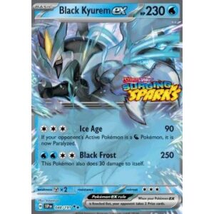Surging Sparks - 048/191 - Black Kyurem EX (double rare) - Stamped