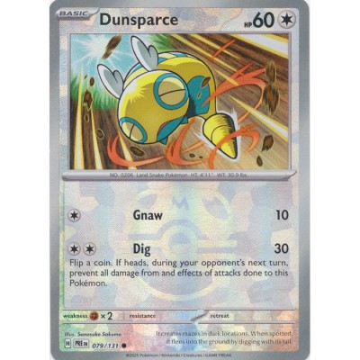 Prismatic Evolutions - 079/131 - Dunsparce (master ball reverse holo)