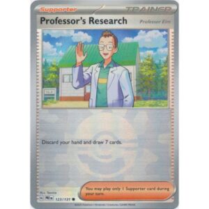 Prismatic Evolutions - 123/131 - Trainer Professor’s Research Professor Elm (poke ball reverse holo)