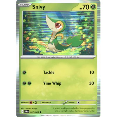 Black Bolt - 001/086 - Snivy (holo)