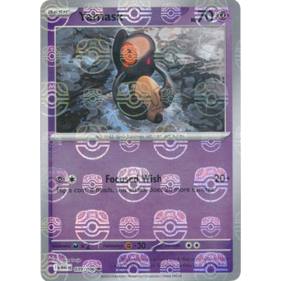 White Flare - 039/086 - Yamask (master ball reverse holo)