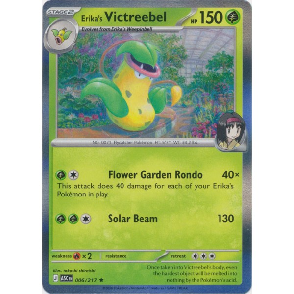 Ascended Heroes - 006/217 - Erika's Victreebel (rare holo)
