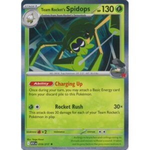 Ascended Heroes - 019/217 - Team Rocket's Spidops (rare holo)