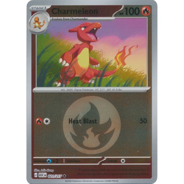 Ascended Heroes - 021/217 - Charmeleon (energy reverse holo)