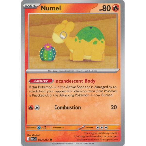 Ascended Heroes - 027/217 - Numel