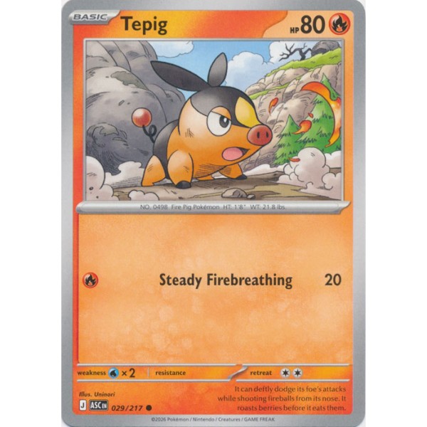 Ascended Heroes - 029/217 - Tepig
