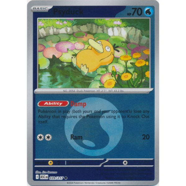 Ascended Heroes - 039/217 - Psyduck (energy reverse holo)