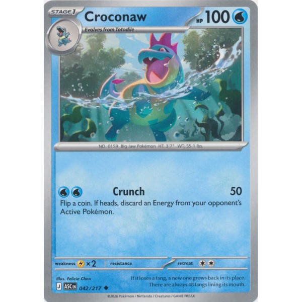 Ascended Heroes - 042/217 - Croconaw