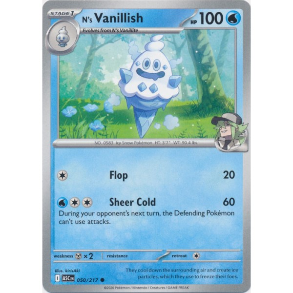 Ascended Heroes - 050/217 - N's Vanillish