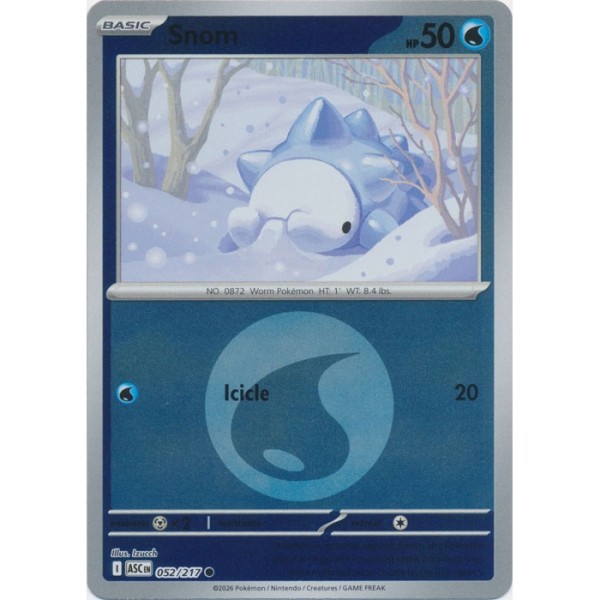 Ascended Heroes - 052/217 - Snom (energy reverse holo)