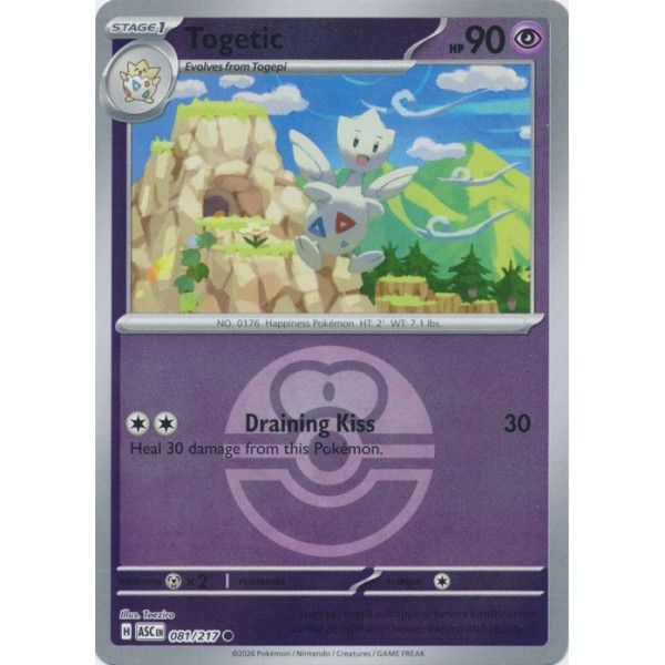 Ascended Heroes - 081/217 - Togetic (ball reverse holo)