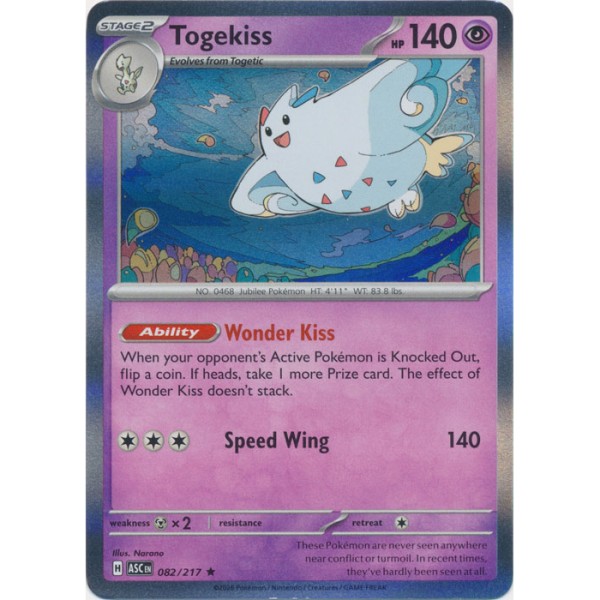 Ascended Heroes - 082/217 - Togekiss (rare holo)