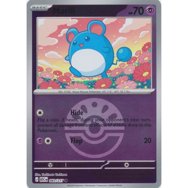 Ascended Heroes - 083/217 - Marill (ball reverse holo)