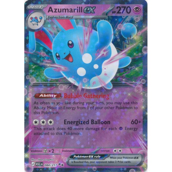 Ascended Heroes - 084/217 - Azumarill EX (double rare)