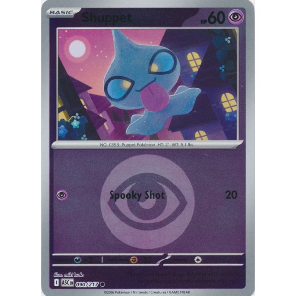 Ascended Heroes - 090/217 - Shuppet (energy reverse holo)