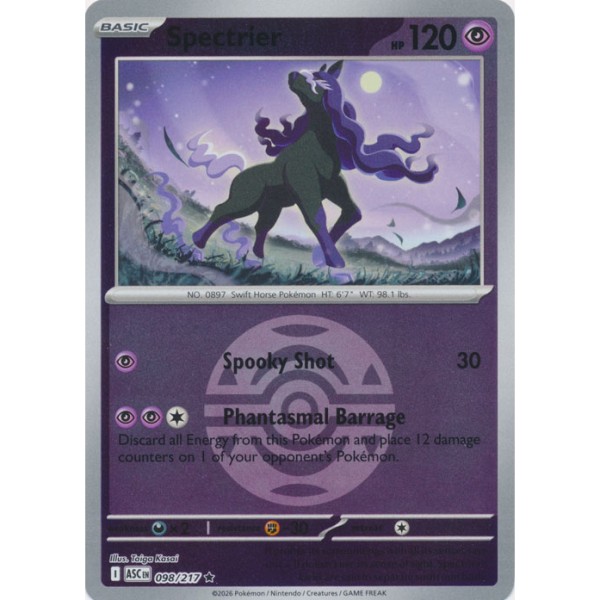 Ascended Heroes - 098/217 - Spectrier (ball reverse holo)