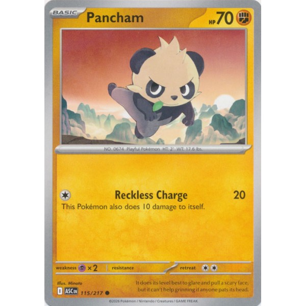 Ascended Heroes - 115/217 - Pancham