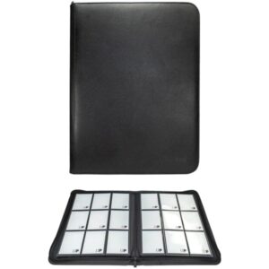 Ultra Pro - Zippered Pro Binder 9 Pocket - Black