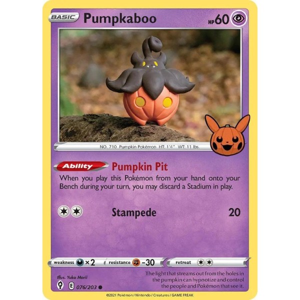 Evolving Skies - 076/203 - Pumpkaboo (trick or trade)