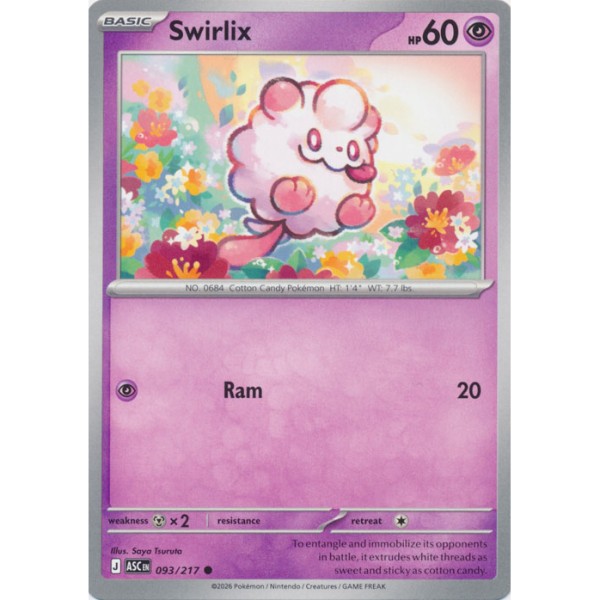 Ascended Heroes - 093/217 - Swirlix