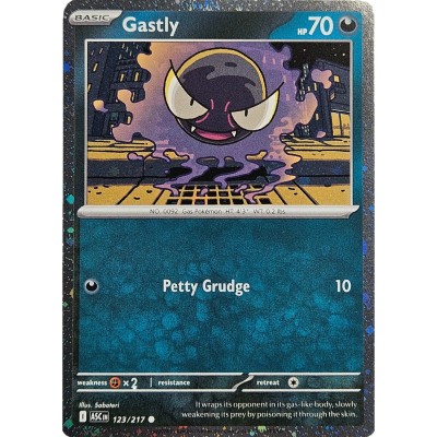 Ascended Heroes - 123/217 - Gastly (cosmo holo)