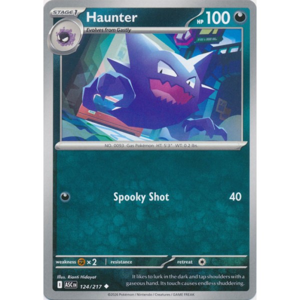 Ascended Heroes - 124/217 - Haunter