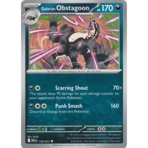 Ascended Heroes - 132/217 - Galarian Obstagoon