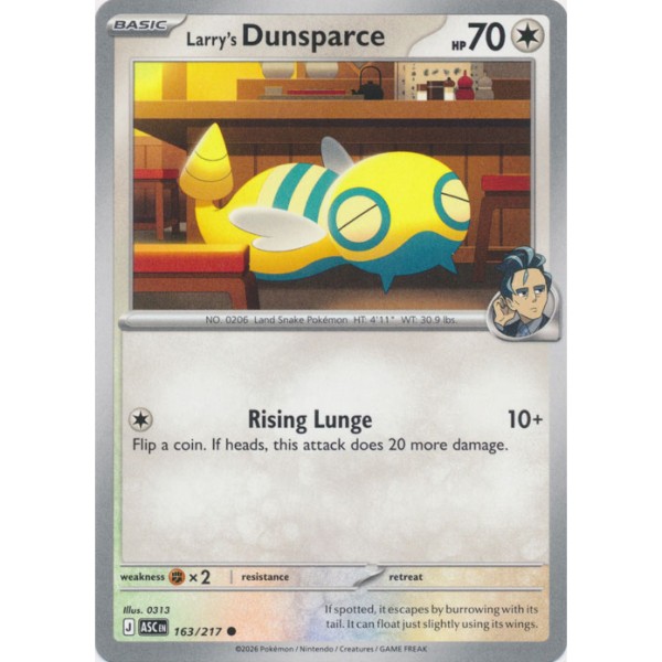 Ascended Heroes - 163/217 - Larry's Dunsparce