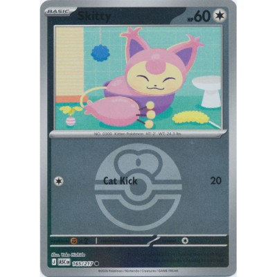 Ascended Heroes - 165/217 - Skitty (ball reverse holo)