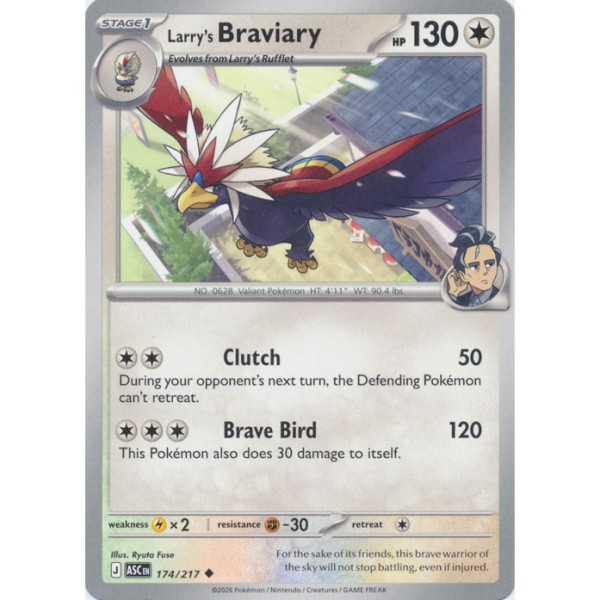 Ascended Heroes - 174/217 - Larry's Braviary