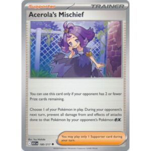 Ascended Heroes - 180/217 - Trainer Acerola's Mischief