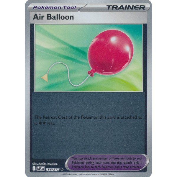 Ascended Heroes - 181/217 - Trainer Air Balloon (reverse holo)