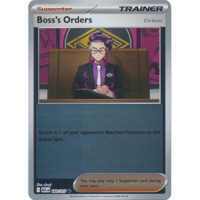 Ascended Heroes - 183/217 - Trainer Boss's Orders Corbeau (reverse holo)