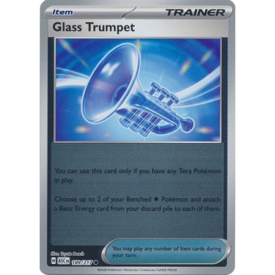 Ascended Heroes - 189/217 - Trainer Glass Trumpet (reverse holo)
