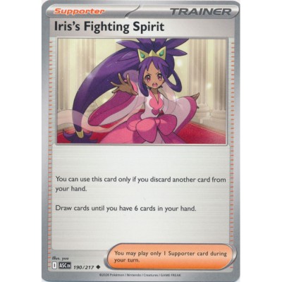 Ascended Heroes - 190/217 - Trainer Iris's Fighting Spirit
