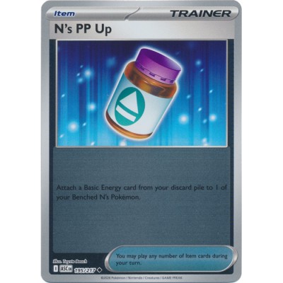 Ascended Heroes - 195/217 - Trainer N's PP Up (reverse holo)