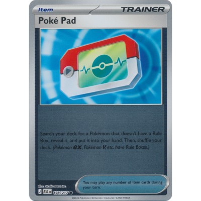 Ascended Heroes - 198/217 - Trainer Poké Pad (reverse holo)