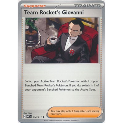 Ascended Heroes - 204/217 - Trainer Team Rocket's Giovanni