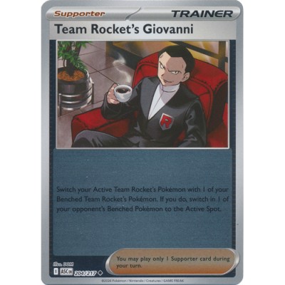 Ascended Heroes - 204/217 - Trainer Team Rocket's Giovanni (reverse holo)