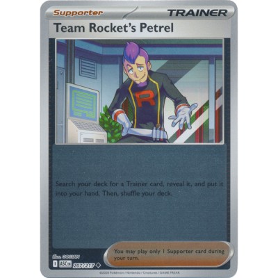 Ascended Heroes - 207/217 - Trainer Team Rocket's Petrel (reverse holo)