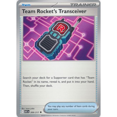 Ascended Heroes - 209/217 - Trainer Team Rocket's Transceiver