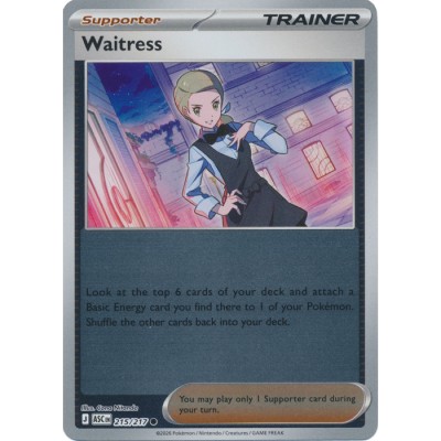 Ascended Heroes - 215/217 - Trainer Waitress (reverse holo)