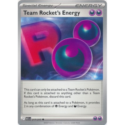 Ascended Heroes - 217/217 - Energy Team Rocket's Energy