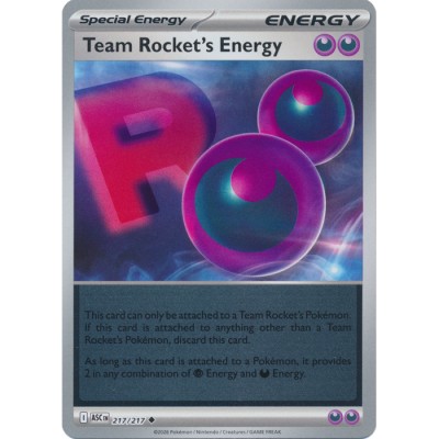 Ascended Heroes - 217/217 - Energy Team Rocket's Energy (reverse holo)