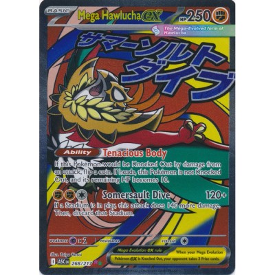 Ascended Heroes - 268/217 - Mega Hawlucha EX (mega attack rare)