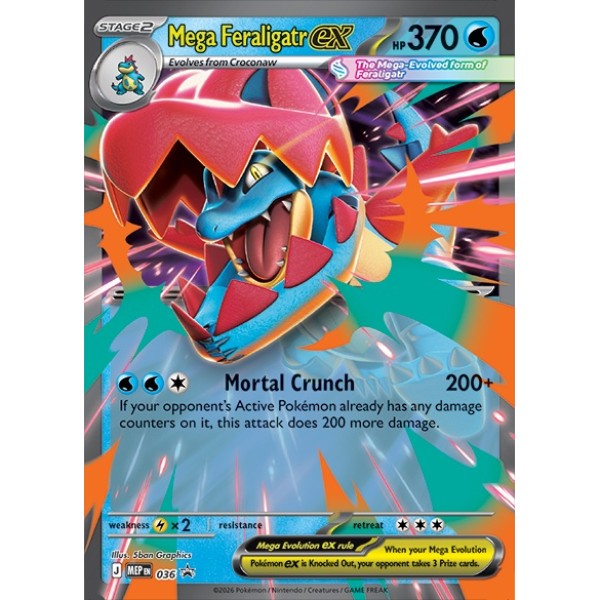 Mega Evolution Promo - 036 - Mega Feraligatr EX