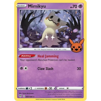 Darkness Ablaze - 081/189 - Mimikyu (rare holo) - Trick or Trade