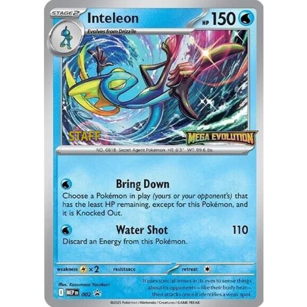 Mega Evolution Promo - 002 - Inteleon (staff)