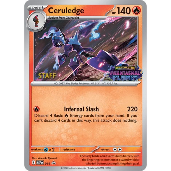 Mega Evolution Promo - 014 - Ceruledge (staff)