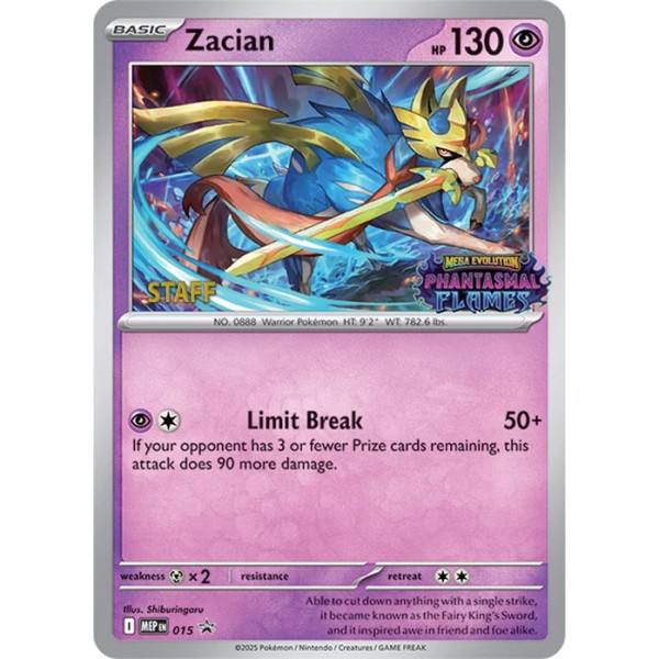 Mega Evolution Promo - 015 - Zacian (staff)
